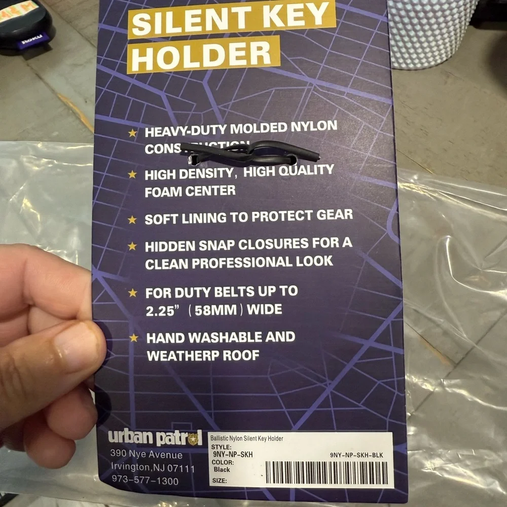 Black Silent Key Holder